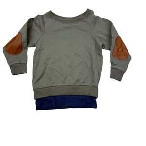Little James Elbow Patch Sweatshirt